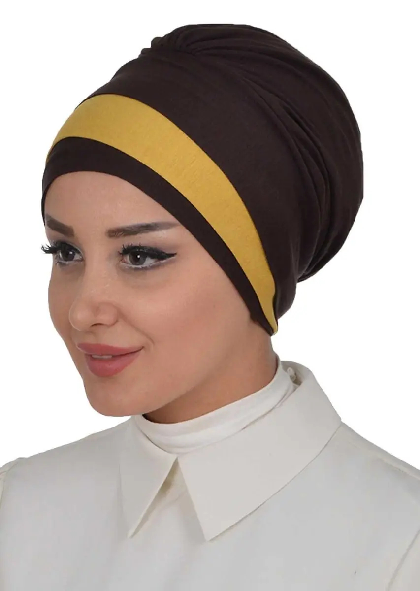 Cor dobro penteado osso marrom