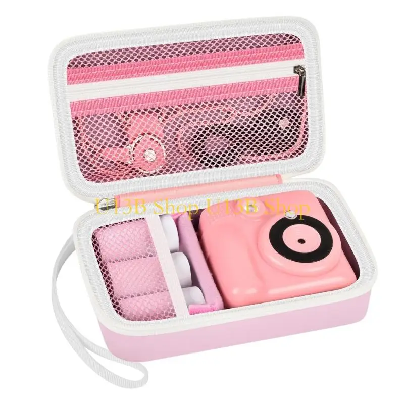 U13B Shockproof Camera Organizers Case for Childrens Printers Cards USB Cables and Photo Paper Storage (BOX ONLY)
