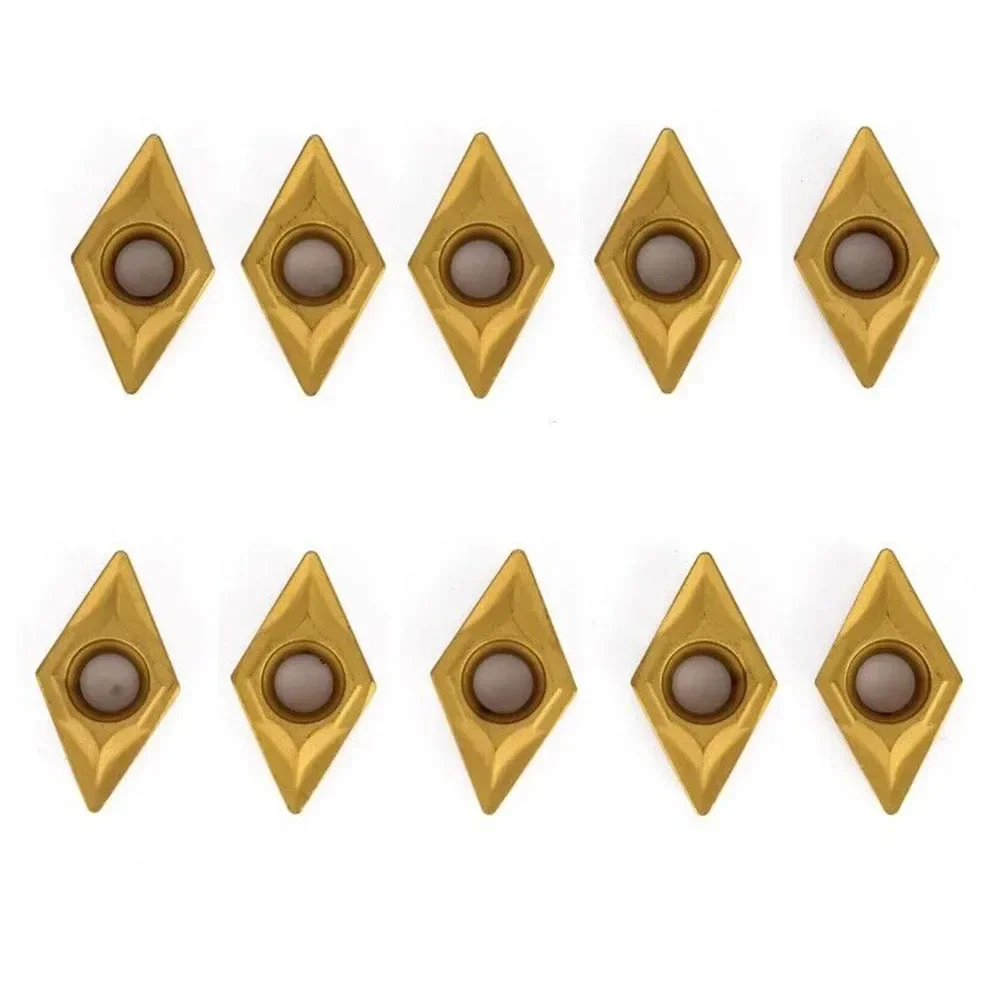 

Токарные пластины DCMT 070204 Вставка 50 шт. резак для расточной оправки, твердосплавные вставки высокого качества для токарного станка