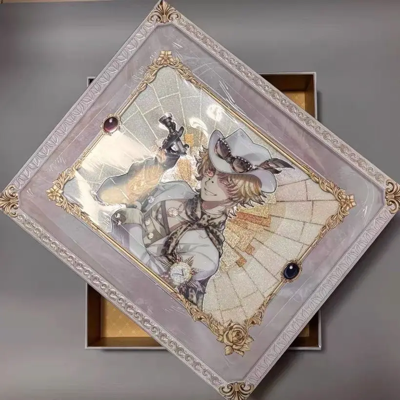 Identity V, 7.º aniversario: la verdad detrás de la razón, explorador, lobo solitario deslumbrante, caja de almacenamiento de papel en blanco. | Caja de exhibición para coleccionables de juegos