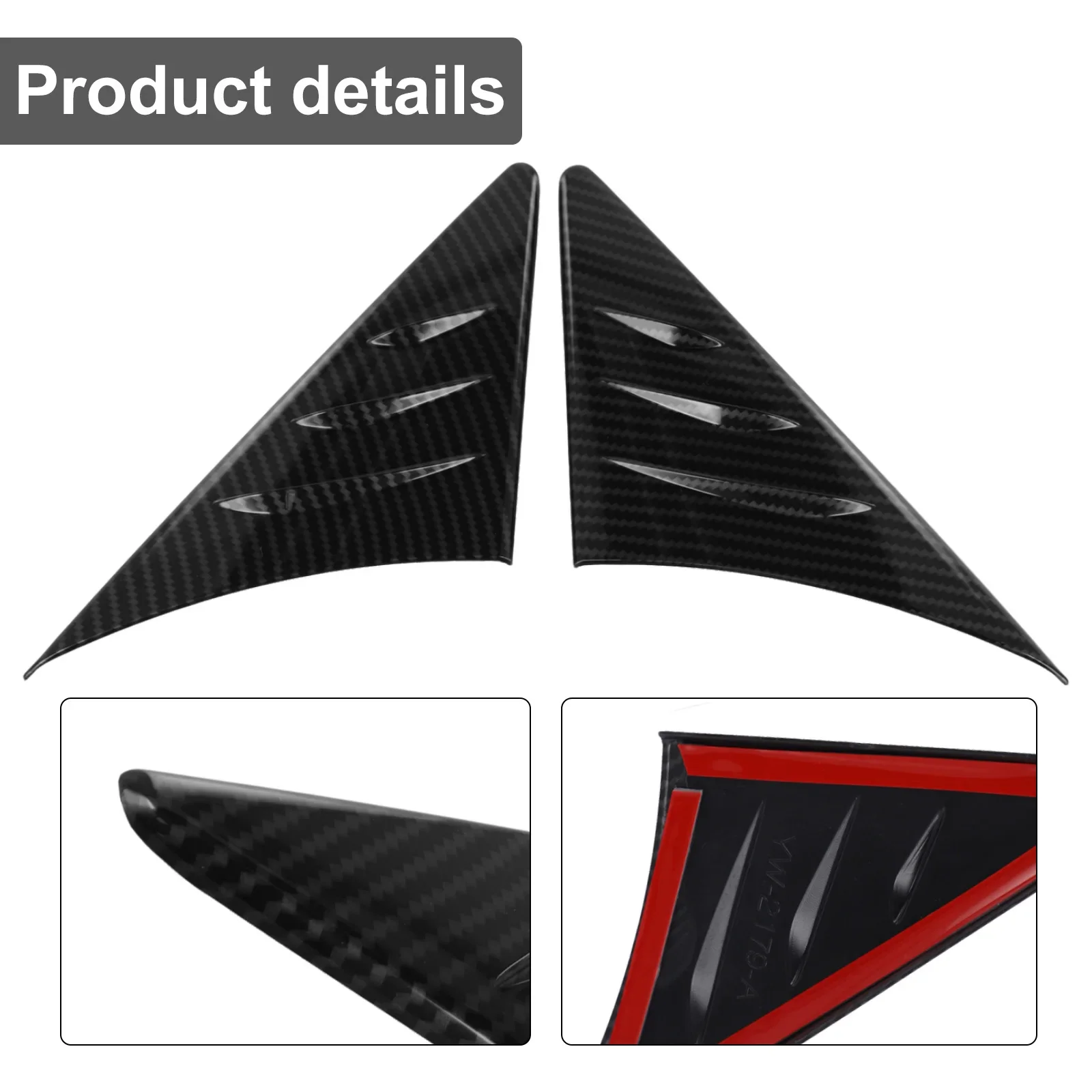 High Speed Driving Carbon Fiber Deflector For Smoother Driving Experience High Speed Driving Made Of Carbon Fiber ABS