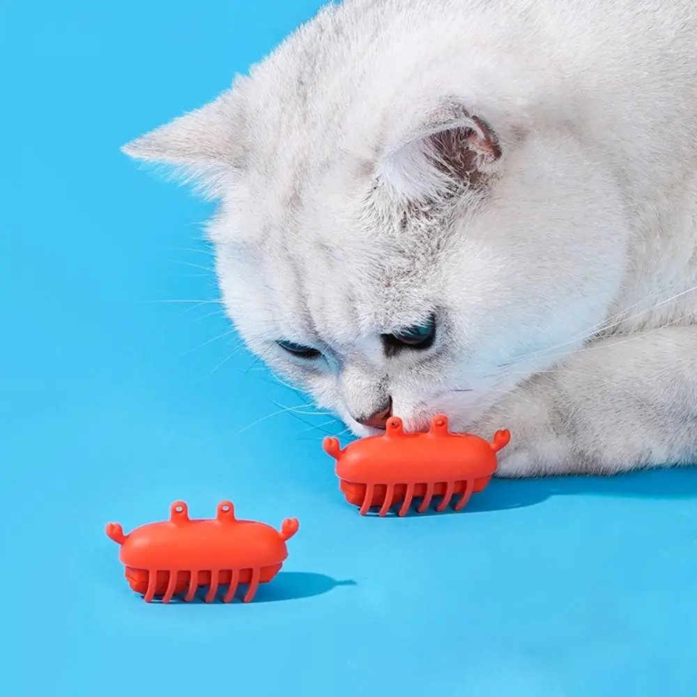 New Crab Shape Cat Toy Playing Teasing Funny Kitten Interactive Toy Automatic Obstacle Avoidance Cat Teaser Toy