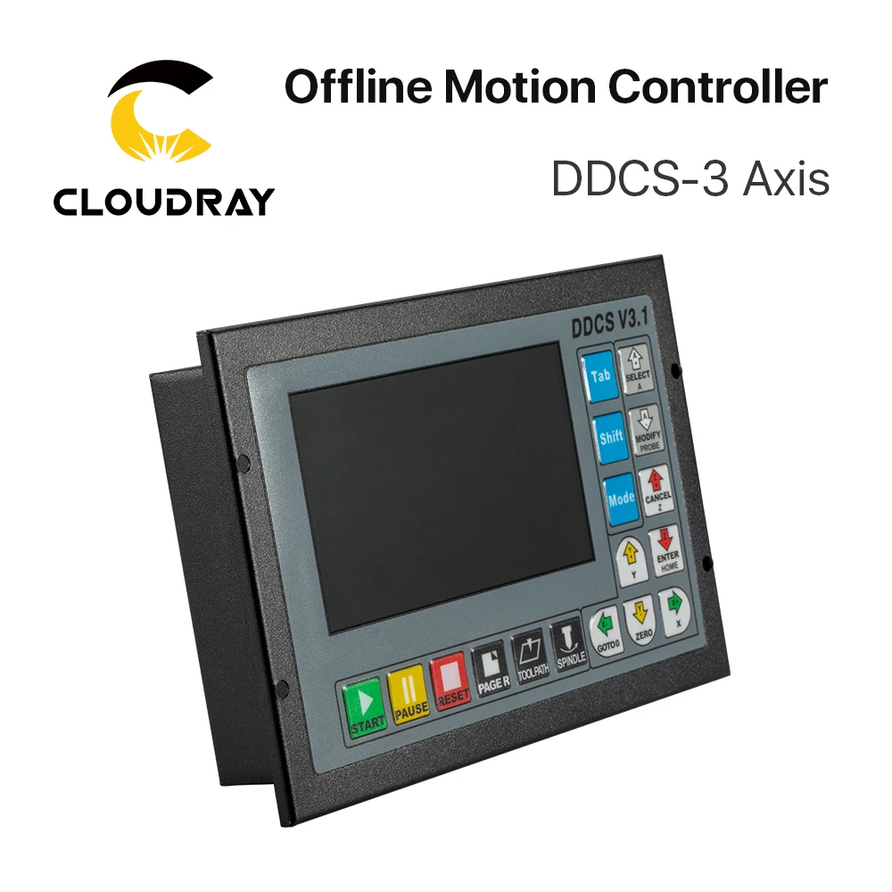 Cloudray  DDCSV3.1 Standalone Offline Motion Controller Supports 3Axis with USB Interface 3 languages for CNC