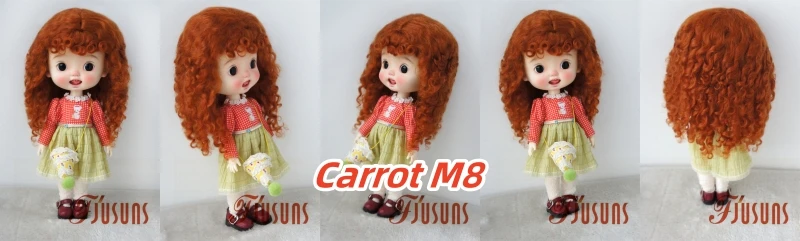 D28002 Extremely Longe Curly Monghanjuc Mohair BJD Wigs 6-7' 7-8' 8-9' 9-10' 1/6 1/4 1/3 YOSD MSD SD DOD QBaby Blythes Hair