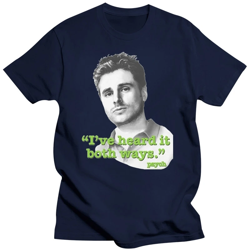 Charming Handsome Pattern Psych Shawn Spencer TV Series T-Shirt