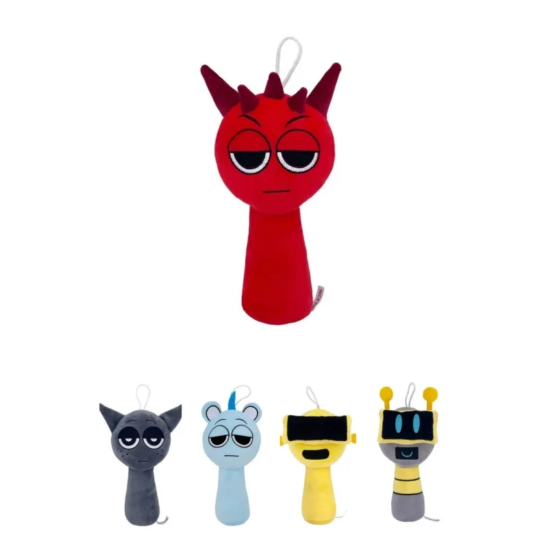 Sprunki incredibox brinquedos de pelúcia sprunki plushie sprunki jogo macio travesseiro dos desenhos animados crianças presentes