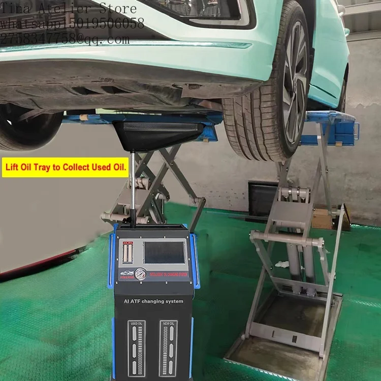 ATF Flush Machine Fully Automatic Transmission Fluid Exchanger With Heating Function and Oil Tray