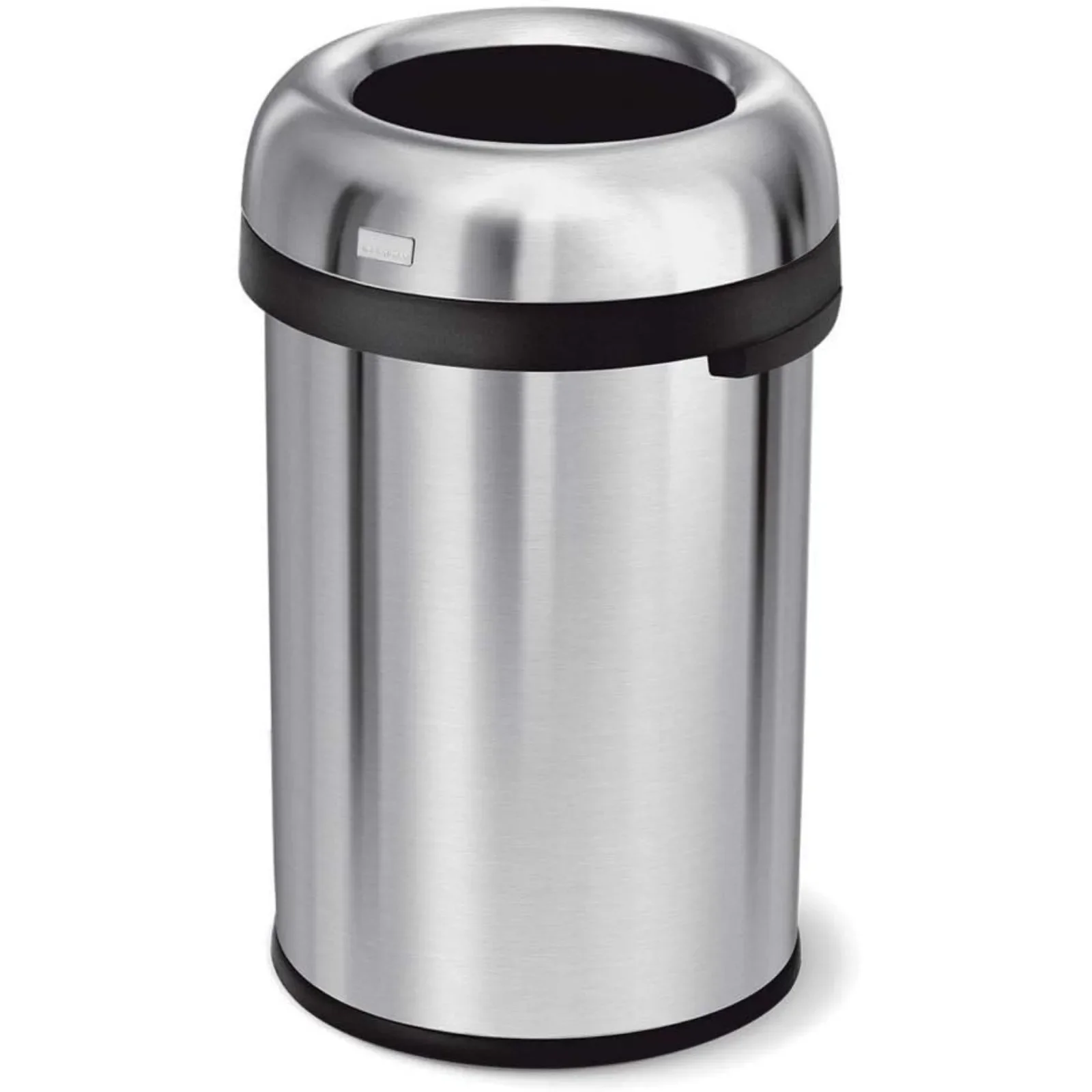 

US 115 Liter / 30 Gallon Bullet Open Top Trash Can Commercial Grade Heavy Gauge, Brushed Stainless Steel