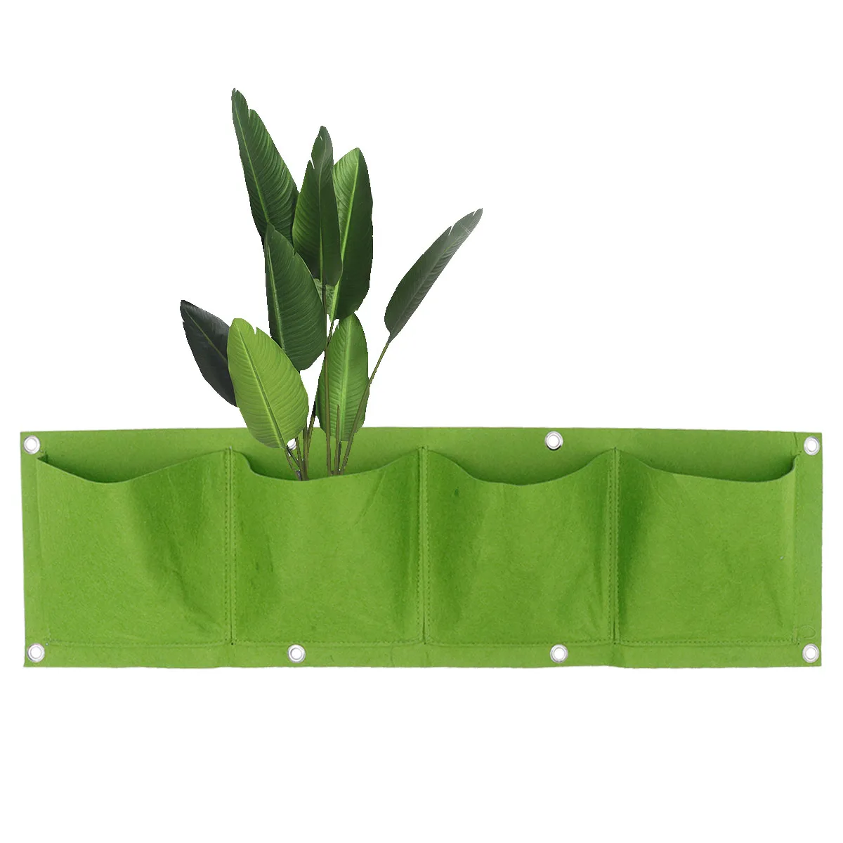

Vertical Wall-Mounted Plant Grow Bag Multi-Pocket Durable Felt Hanging Planter For Indoor Outdoor Space-Saving Herb Garden