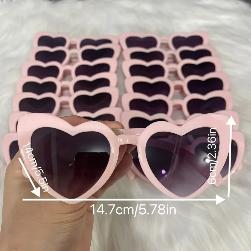 15 Stück herzförmige Brillen, perfekt für Junggesellenabschiede, Hochzeiten, Geburtstage und weitere ideales Geschenk für Paare und Freunde – Detail 6