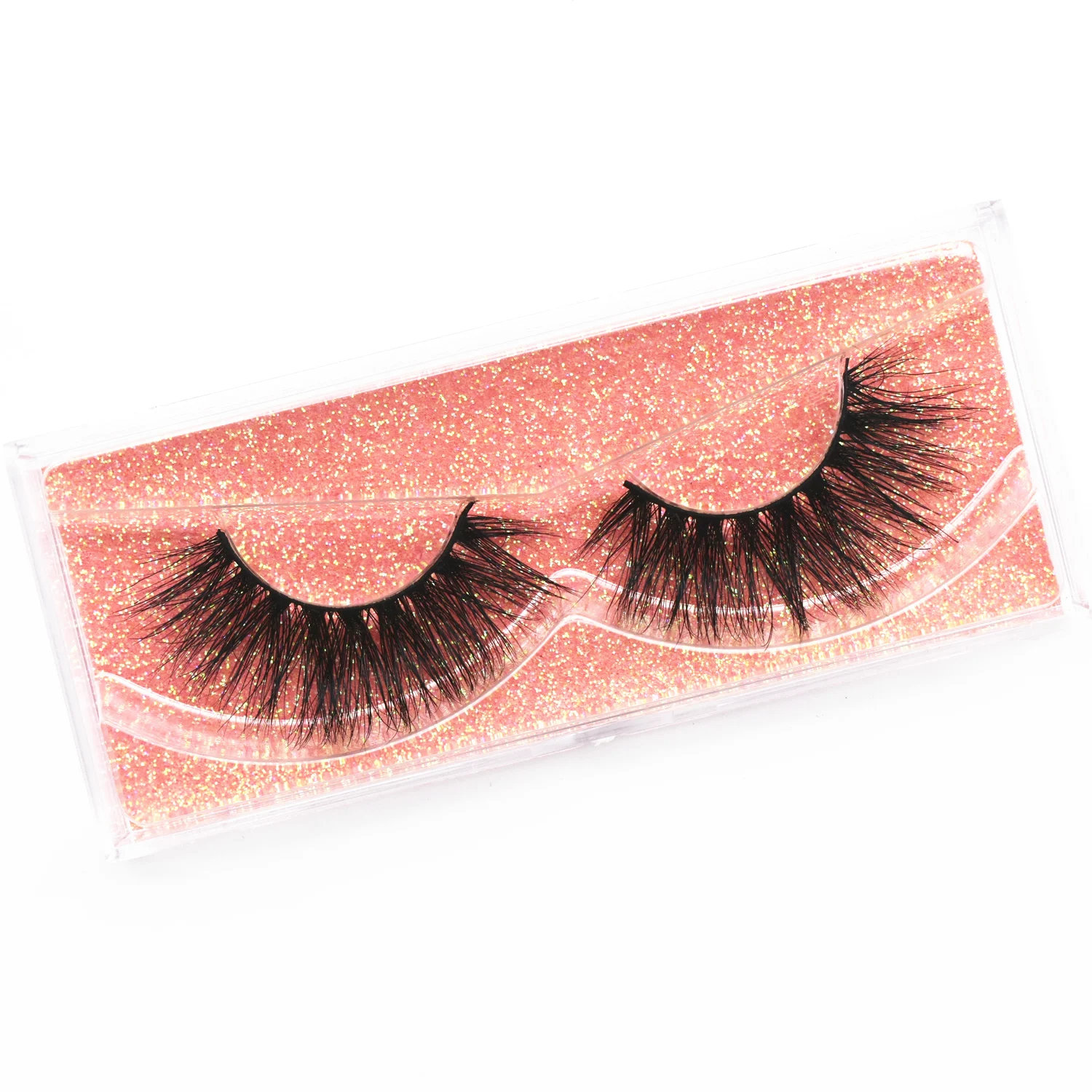 KEKEBAICHA Dramatic Mink Eyelashes D22 Eyelashes Thick Long Fake Eyelashes Fluffy Mink Lashes Eyelashes Extension Makeup Beauty