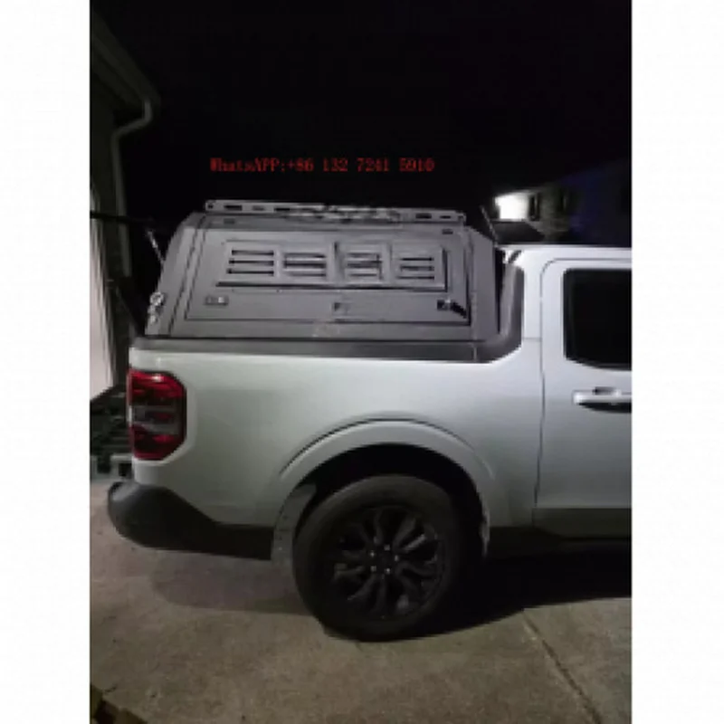 Low Profile Flush-Fit Truck Canopy for  Maeck | Aernamic Aluminum Bed Enclosure 601L-800L Capacity Side Access