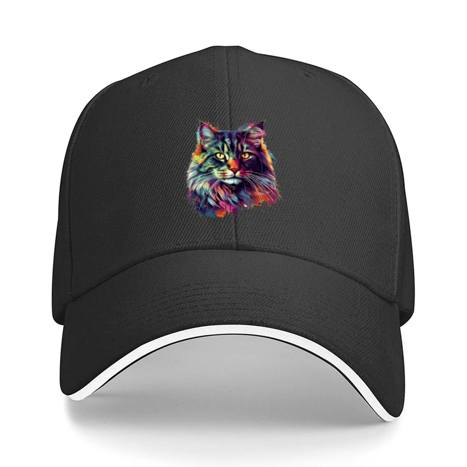 

Norwegian forest cat Baseball Cap Horse Hat Christmas Hat fishing hat sailor cap for men Men's Baseball Women's