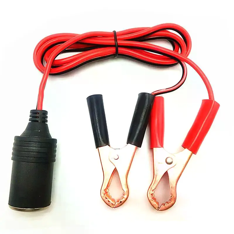 

12 В автомобильный аккумулятор с зажимом для сигаретной розетки, адаптер высокой мощности из чистой меди для автомобильного использования