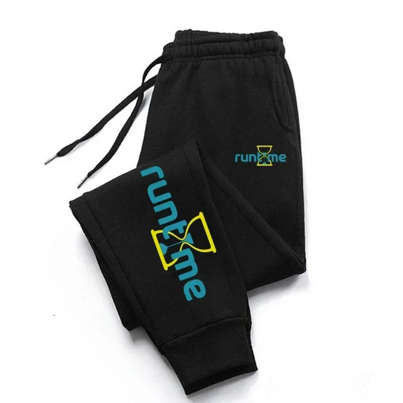 

Men Runtime Printed Sweatpants Spring Autumn Sport Pants Jogger Pants Warm Soft Comfortable Trousers