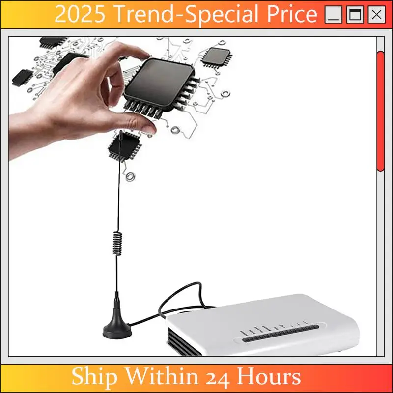 CHYY Top 2G GSM Terminale wireless DTMF per sistema di allarme Telefono fisso desktop Cassetta audio Scheda cellulare Telefono fisso