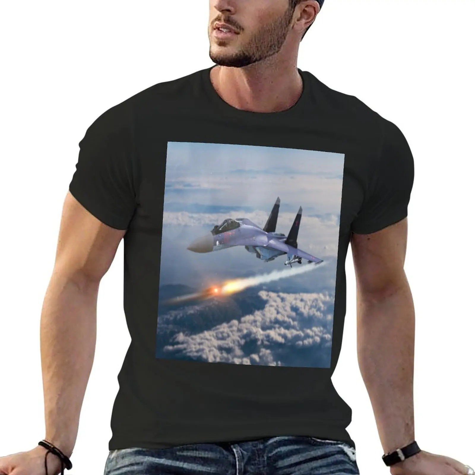 

DI COLLECTION -FIGHTER JET-BA0062 T-Shirt Clothing anime figures plus sizes tee shirts for men