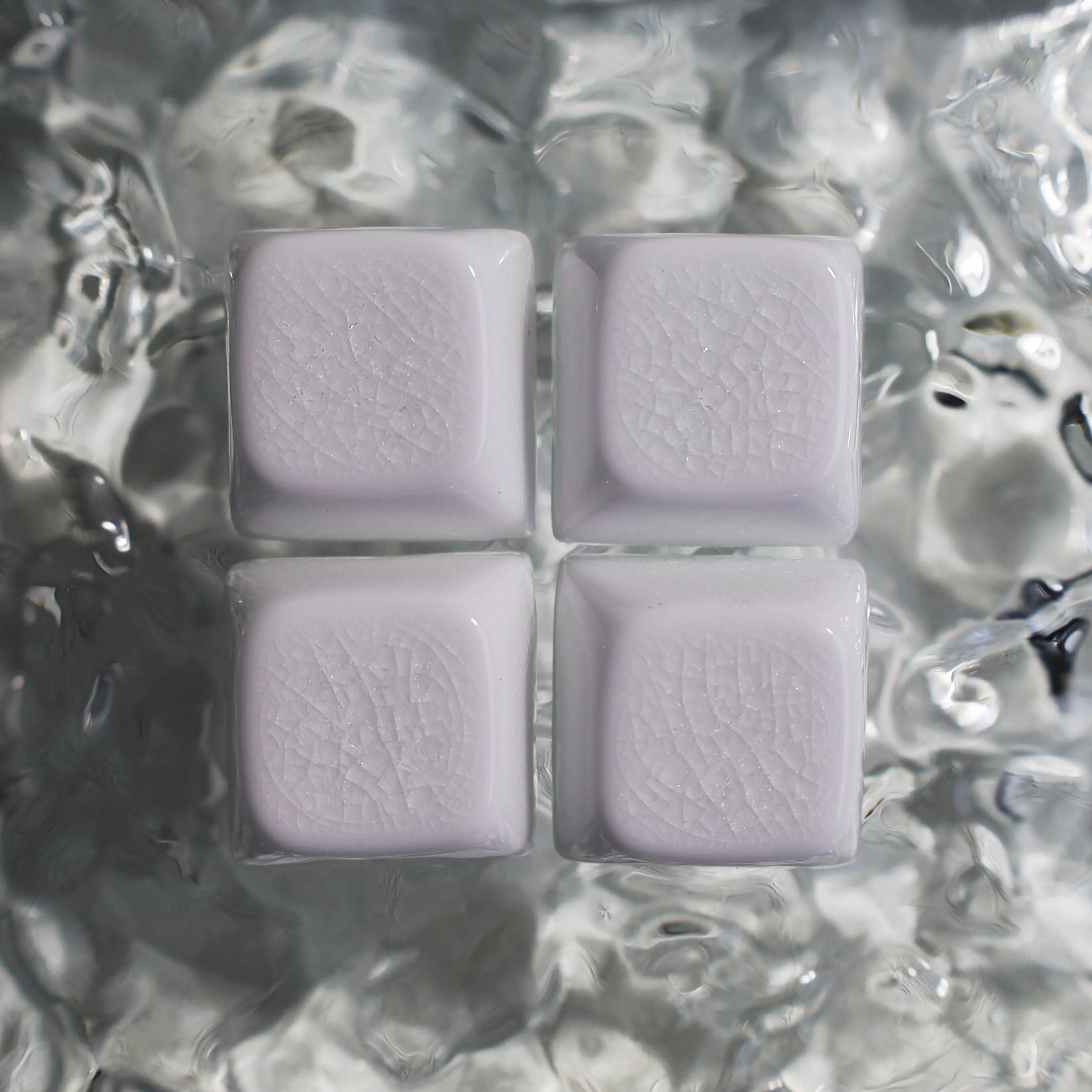 Ice Crack Ceramics Keycaps 1U QCA Profile Artisan Keyboard Caps WASD Arrow Keycaps for Mechanical Keyboard Accessories Gift