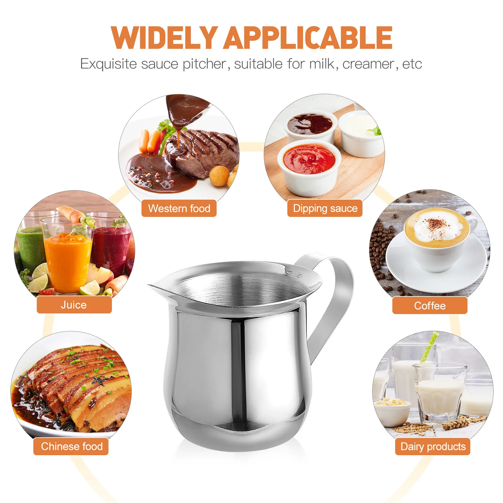 

3Pcs 90ml Milk Frothing Pitcher Thick Texture Fast Heat Conduction Espresso Accessory Milk Frother Cup Creamer Pitcher