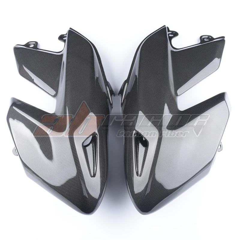 Full Fairing Kits Side Panels Rear Hugger Fairing Cowling For Ducati 1098 1198 848 Full Carbon Fiber 100%