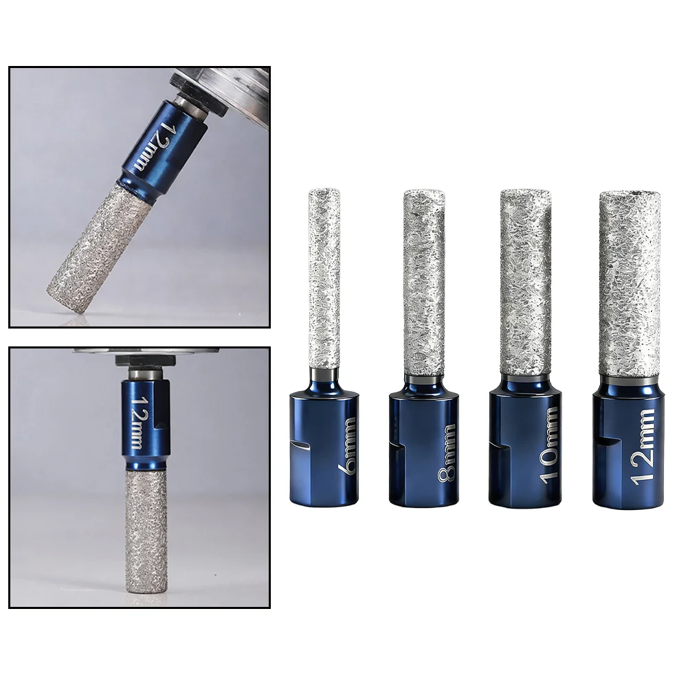 

4pcs/set M10 Dry Diamond Drill Bits Ceramic Tile Marble Stone Hole Opener For Angle Grinders Accessories