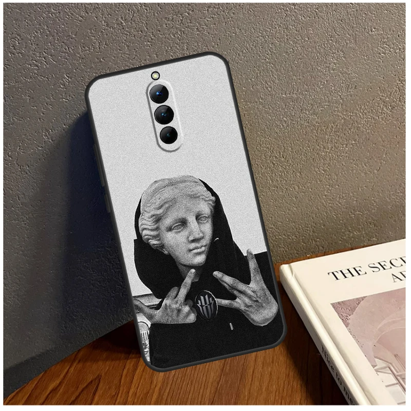 Greek Statue Wearing Hoodie Back Case For ZTE Nubia Red Magic 8 Pro 8 Pro+ 6S 7S 7 6 Pro 6R 5G 5S Phone Cover