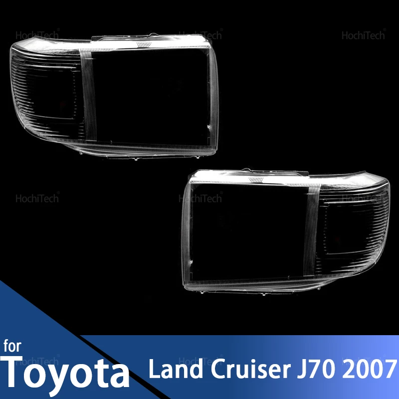 

Anti-Yellowing Headlight Cover for Toyota Land Cruiser J70 70 Series 2007 Transparent PC Material Headlamp Lens Glass Shell