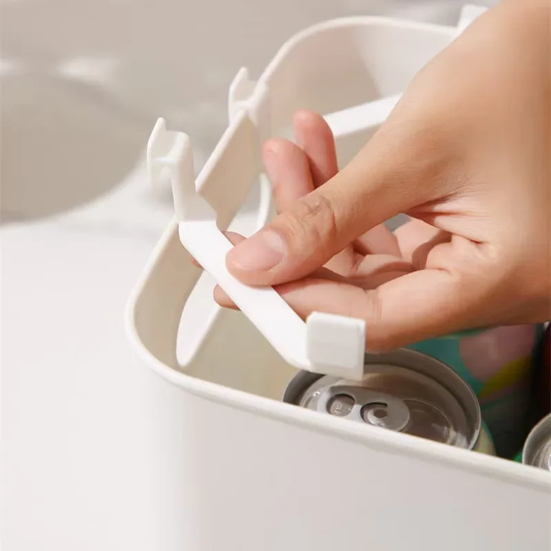 

4PCS Stackable Locking Clips For Desktop Storage Box Kitchen Organizer Basket Space-Saving Adjustable Stacking Aid