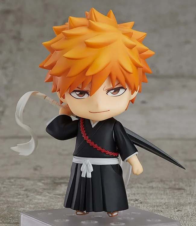 GSC Original:BLEACH Kurosaki ichigo Hitsugaya Toushirou Q version figma PVC Action Figure Anime Figure Model Toys Doll Gift