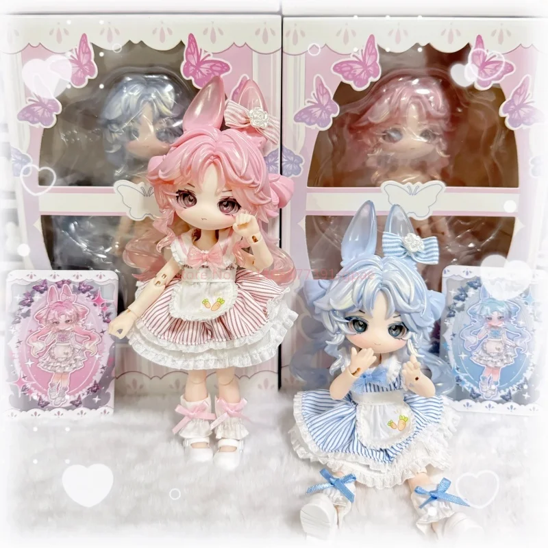 

New Inedible Doll 1/12 Bjd 1st Anniversary Limited Edition Hanging Card Kawaii Girl Action Figure Desktop Ornament Girl Toy Gift