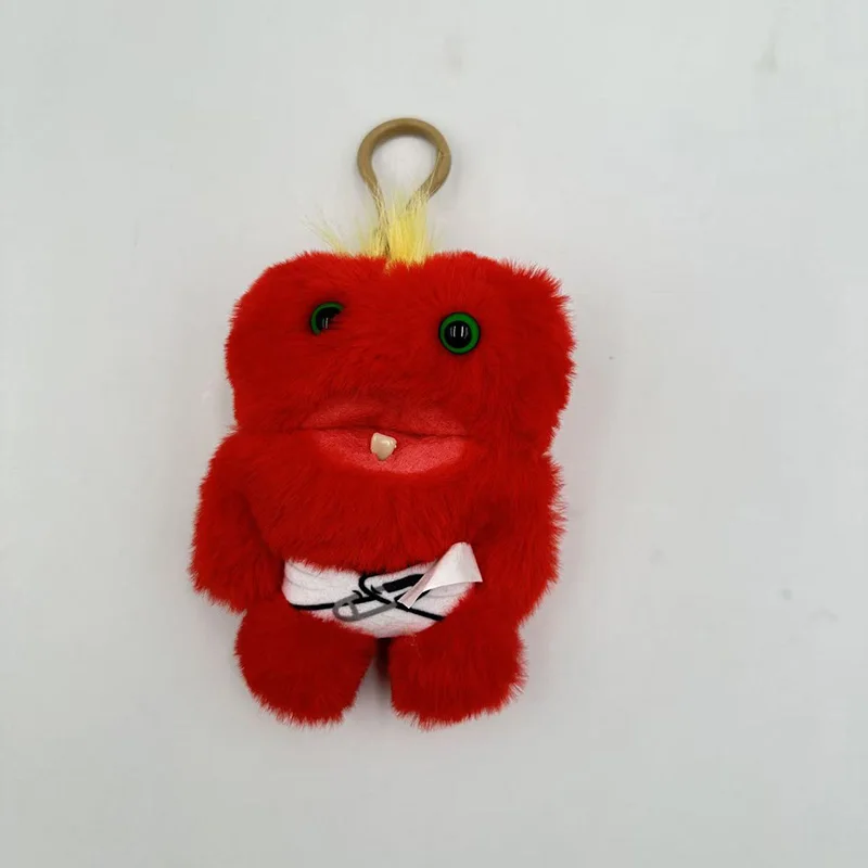 面白いオリジナル Fuggler Tooths モンスターぬいぐるみキーホルダー