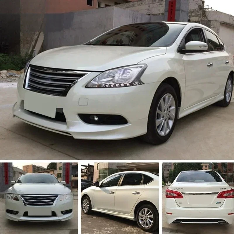 High Quality Car Body Kit  for  Sylphy 2012-2021 Upgrade Sports Style Front Lip Rear Lip Side Skirts
