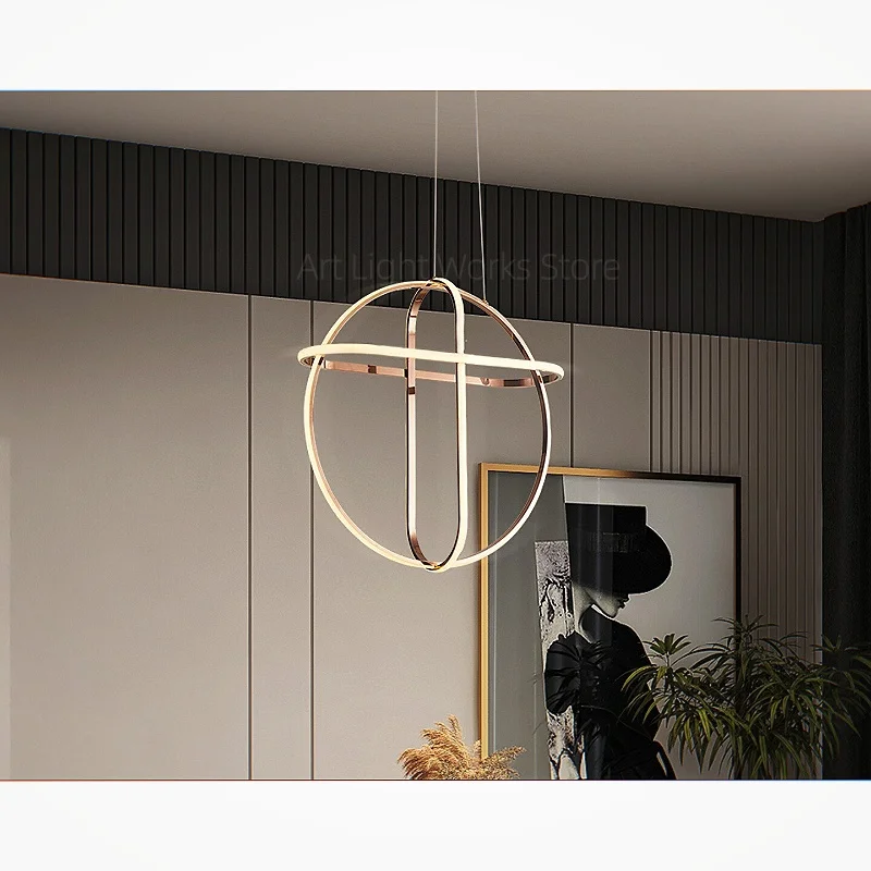 

2025 New Light Luxury Stainless Steel Bedroom Light Fixtures for Living Rooms, Dining Rooms lighting fixture