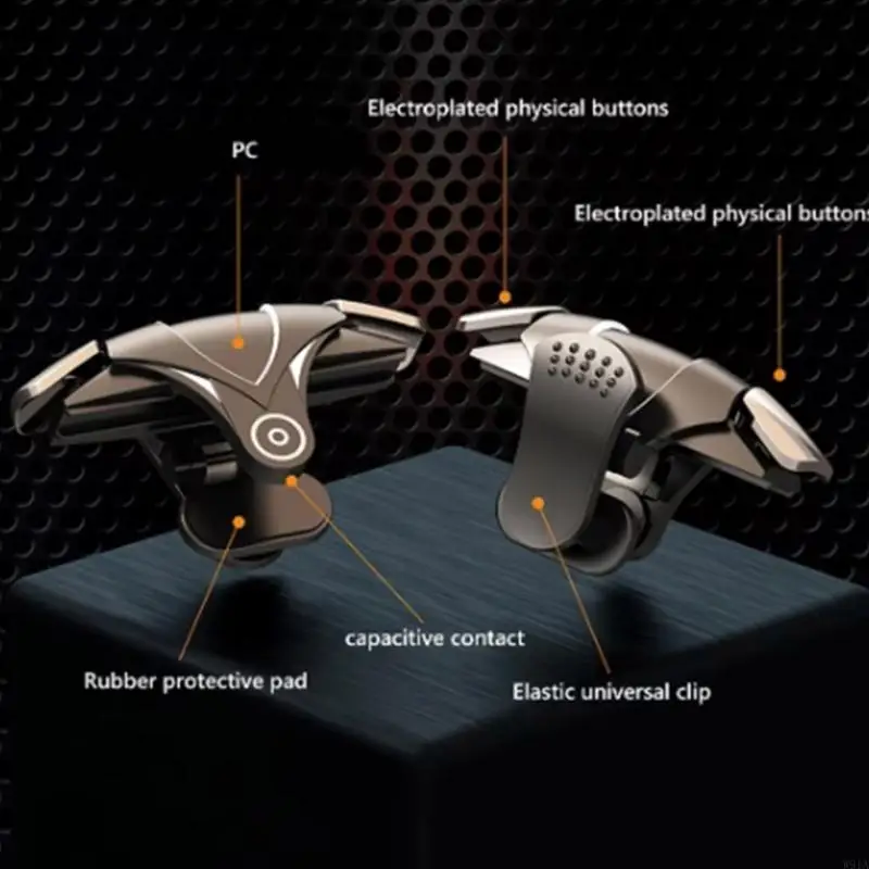 เกมโทรศัพท์มือถือ W91A ทริกเกอร์ K03 Metal Portable สำหรับเกมบนมือถือการเล่นเกมที่ยืดหยุ่น