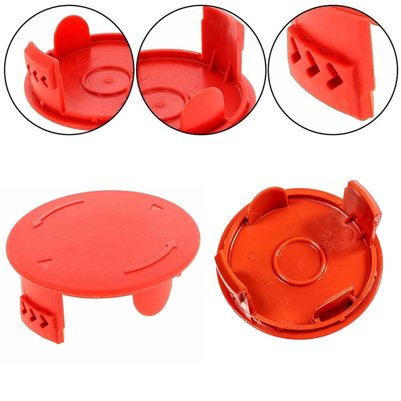Red/Black Garden Spool & Cover Fits For BOSCH ART 30 27 24 ART23SL ART26SL 18-230 18-26 18-260 23 26 Strimmers Cap 1600A00X61