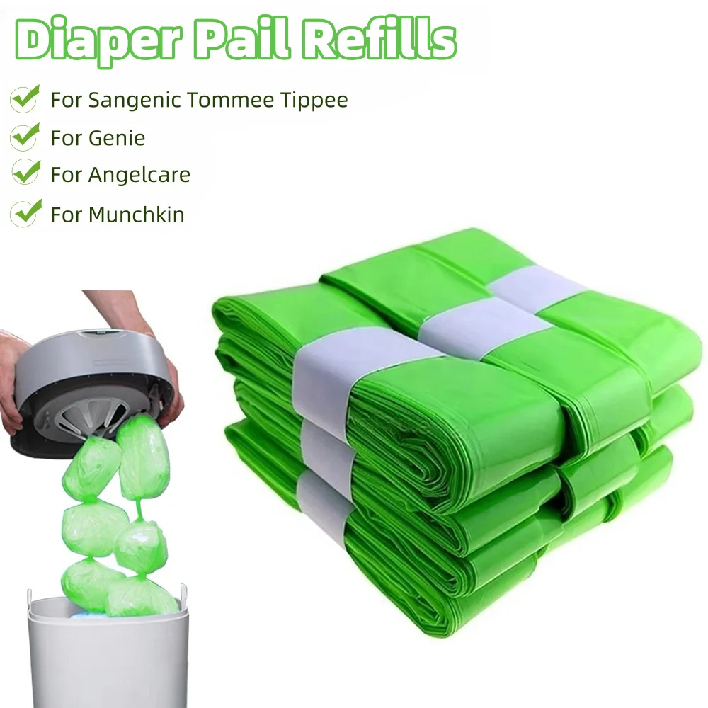 

Ароматические пакеты для смены подгузников Tommee Tippee, пакеты для утилизации подгузников для Genie, сменные пакеты для ведра для подгузников для Angelcare для Munchkin