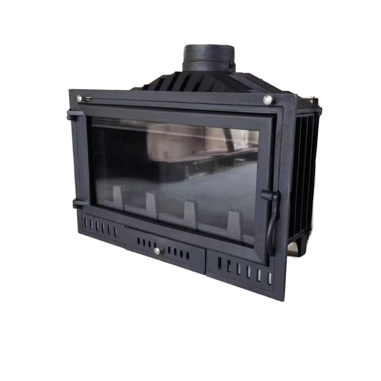 

Elegant Modern Electric Fireplace With Wooden Design Built-In Wood Stove US Plug For Indoor Household Use Hotels