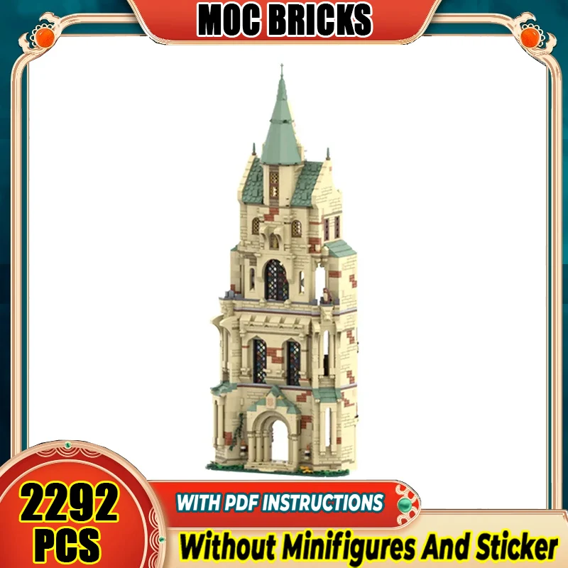 

Famous Magical Movies Model Moc Building Bricks School Tower Technology Modular Blocks Gifts Christmas Toys DIY Sets Assembly