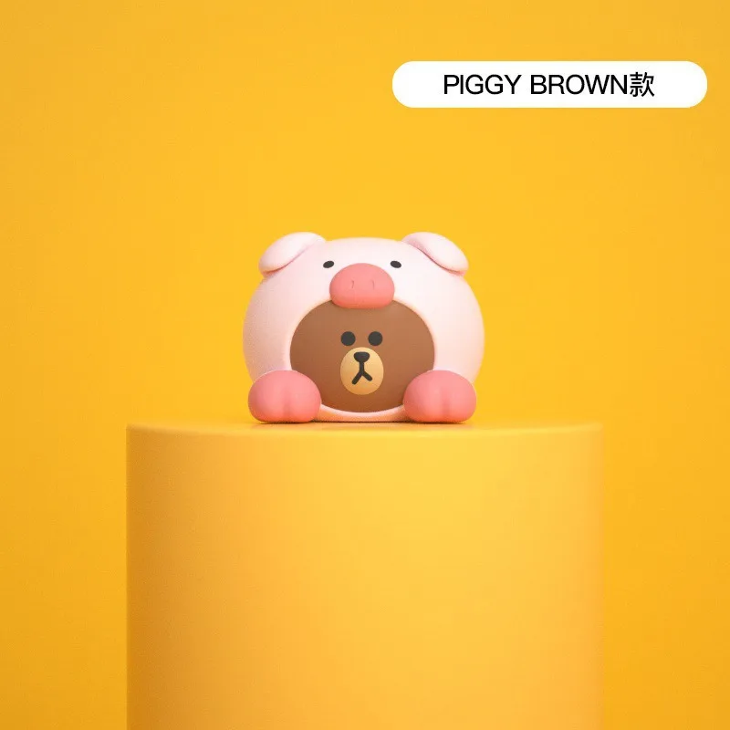 Line Friends รถสีน้ำตาล cony อะนิเมะน่ารัก hiasan mobil ผู้หญิงการ์ตูนน่ารักงดงามชีวิตประณีต Choco Sally คอนโซลกลางรถของขวัญ