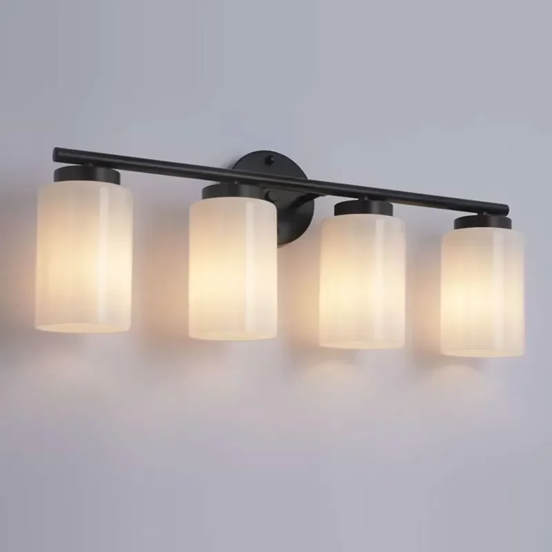 Modern Gold LED Wall Lamp 37 Inch Bathroom Mirror Light Fixture Contemporary Vanity Lighting for Makeup Area Home Decor Gold