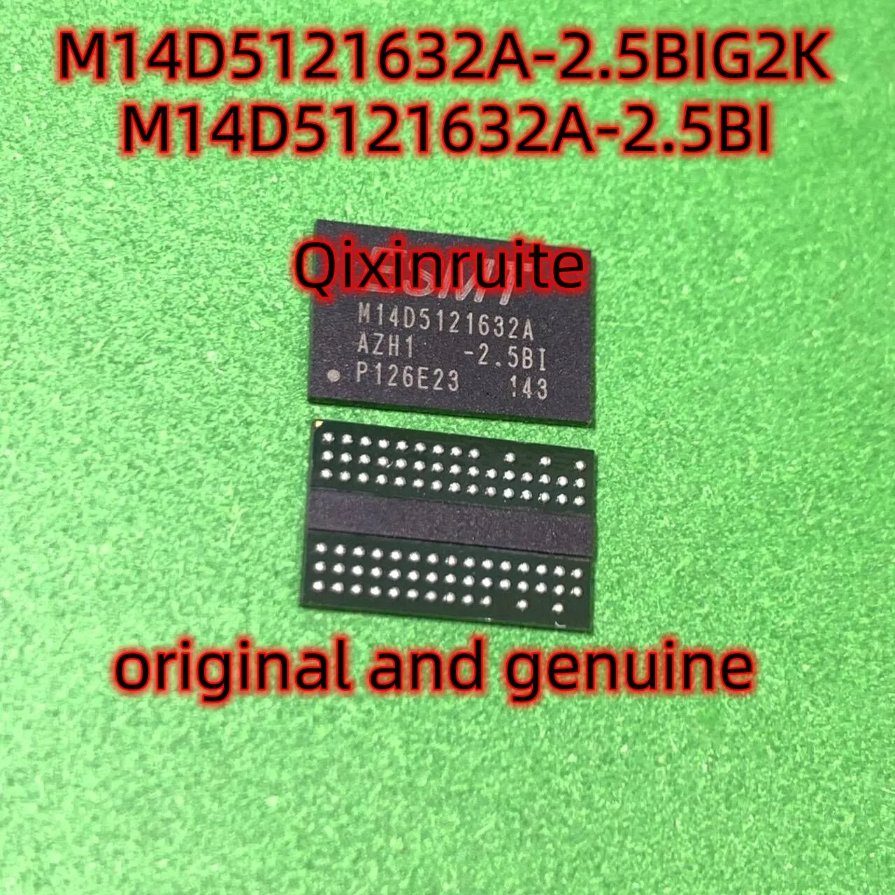 Qixinruite  Brand new original genuine M14D5121632A-2.5BIG2K M14D5121632A-2.5BI BGA-84 integrated circuit IC chip