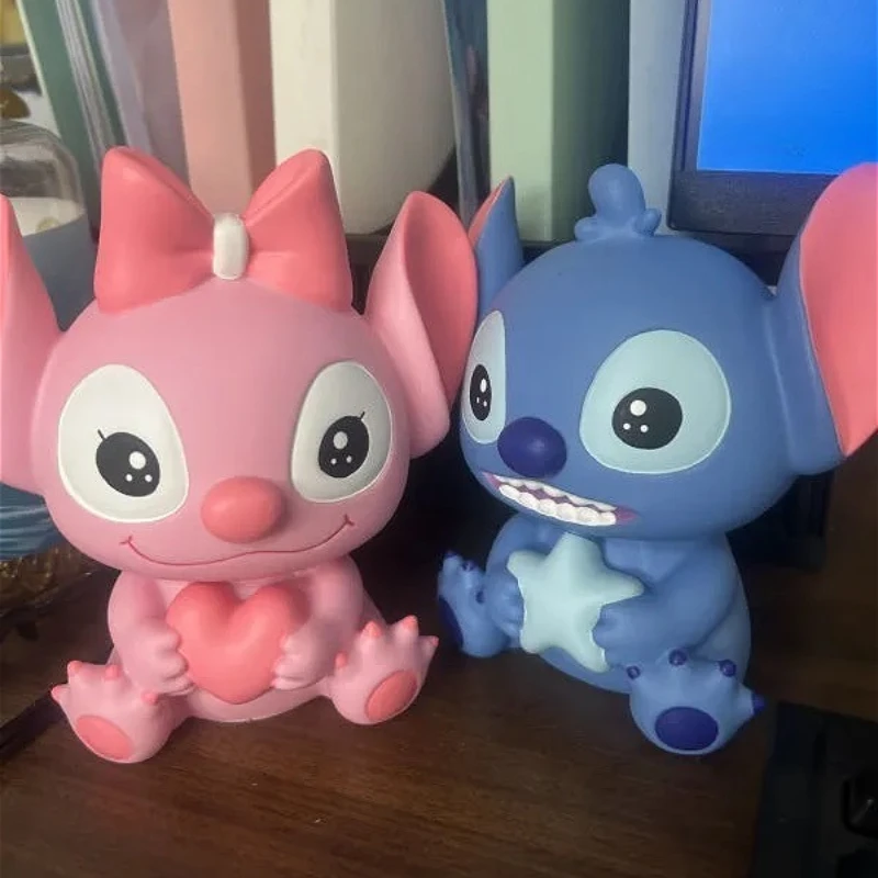 

Movie Peripherals Star Baby Stitch Piggy Bank Anime Character Stitch Angel Home Decor Children's Toys Birthday Christmas Gift
