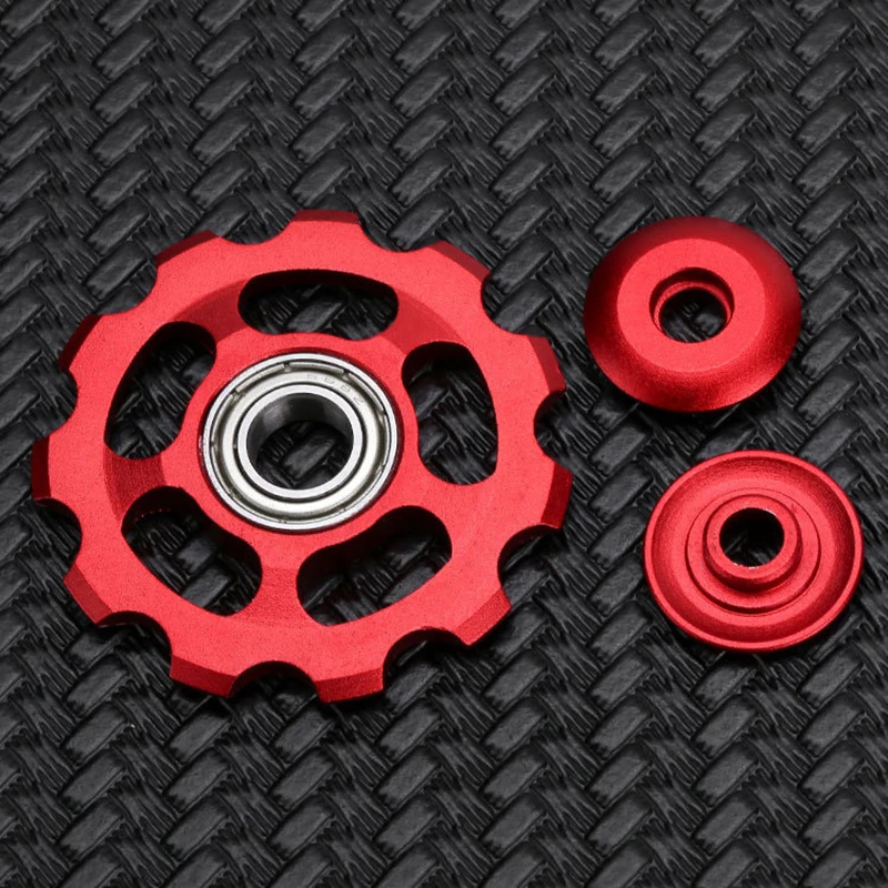 11T Bicycle Rear Derailleur Wheel Ceramic Bearing Pulley AL7075 Road Bike Guide Roller Idler