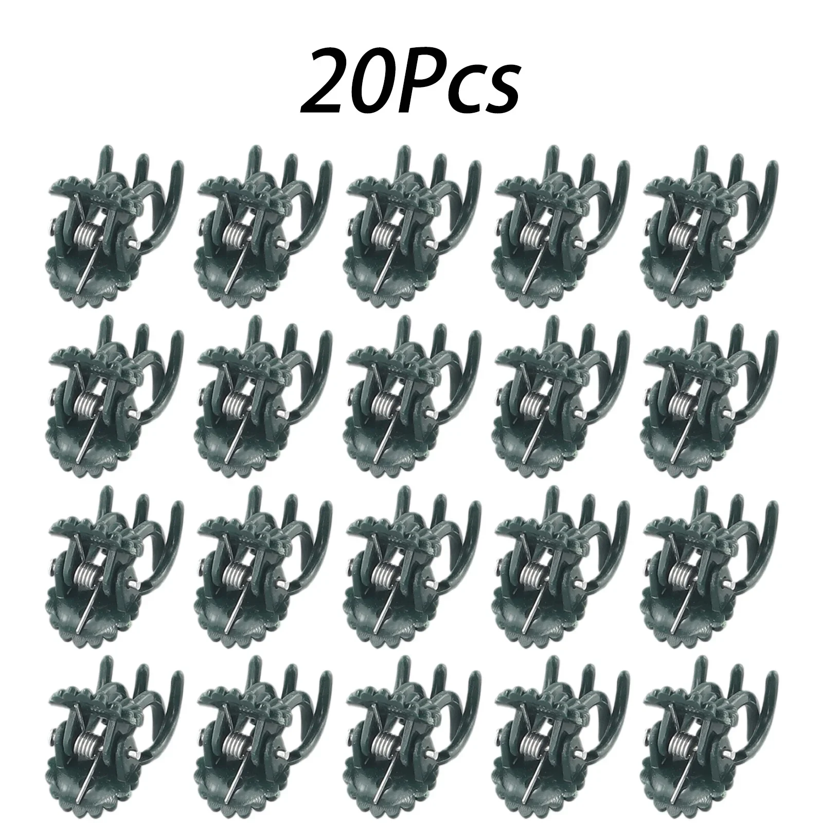 난초 꽃 지지대 클램프 등반 덩굴 스템 걸쇠, 등반 덩굴 줄기 지지대, 난초 클립, 식물 클립, 20 개