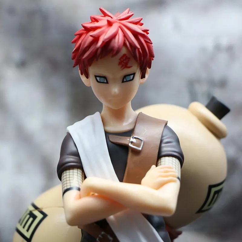 20cm Bandai Naruto Anime Figure Big Gourd Gaara Action Figure PVC Collection Model Doll Ornaments Toys Gifts