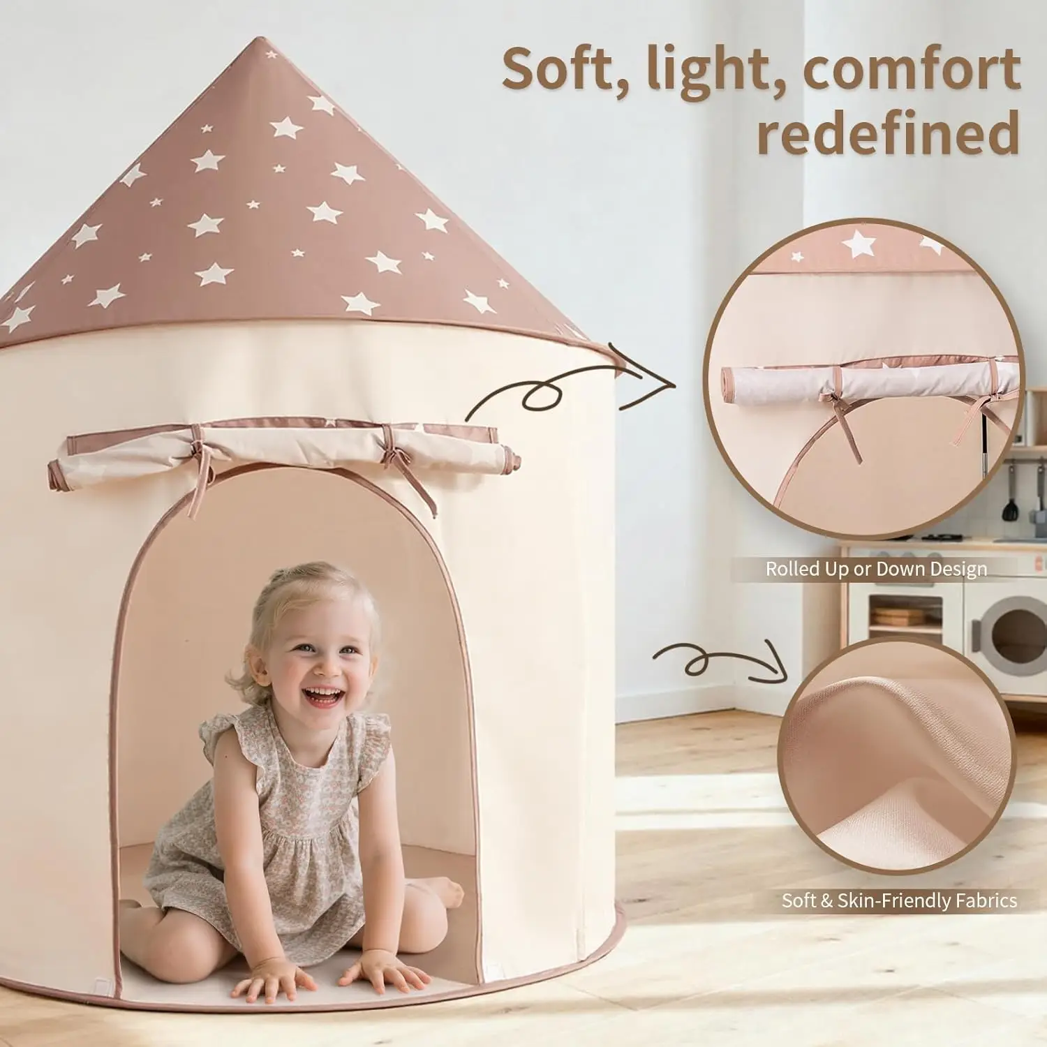 Tenda per bambini con tunnel strisciante: pozzo di palline per i più piccoli - tunnel di pozzo di palline per bambini piccoli - Tenda pop-up per neonati e bambini piccoli per interni