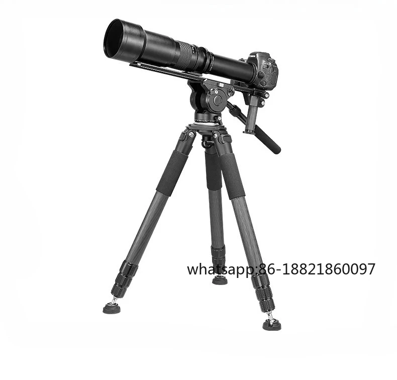 

New Hot Selling Heavy-duty Carbon Fiber Professional Tripod with a Maximum Pipe Diameter of 40mm