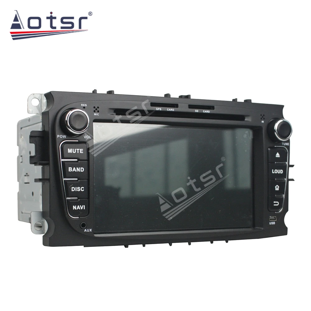 Android Car Multimedia Stereo Player For Ford Focus S-Max Mondeo Galaxy C-Max 2007 - 2010 Radio GPS Navi Head Unit 1 Din Carplay