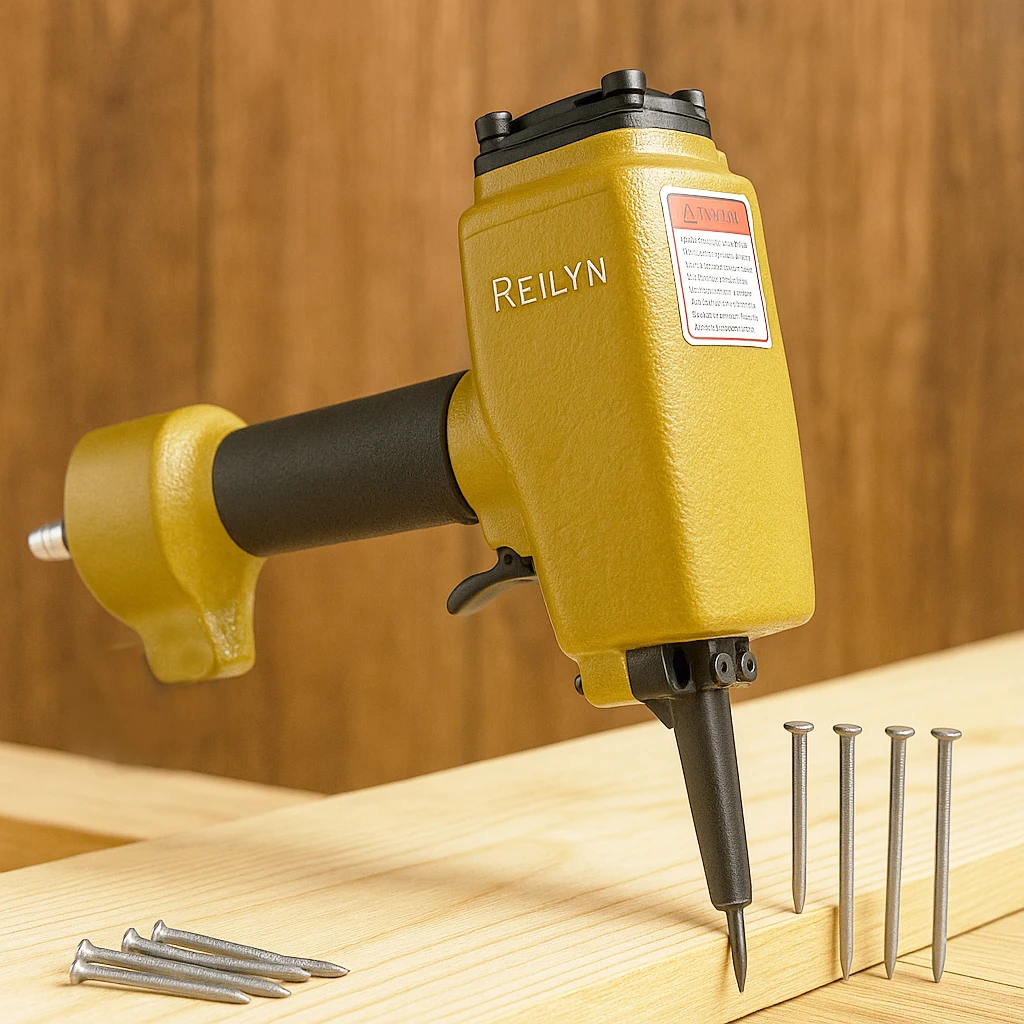 

Reilyn T50SC Pneumatic Nail Puller Air Nail Remover Air Punch Nailer Stubbs Nail Removes 1.5-4mm Gauge Nails for Woodworking