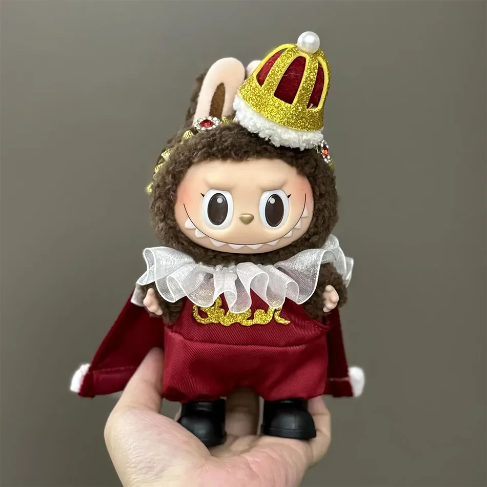 King of Labubu Accessories Clothes Designer Suitable for V1 V2 V3 Labubu Pendants Cute Personality Fashion Birthday Gift